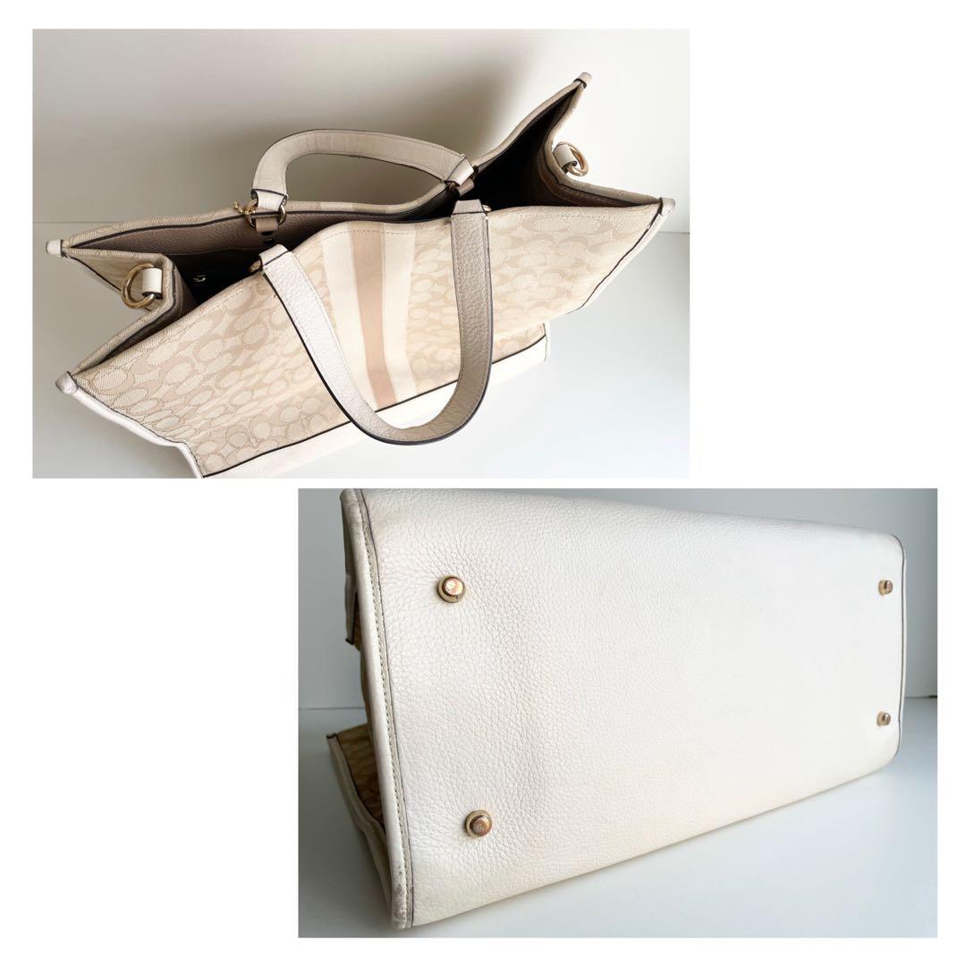 コーチ COACH トートバッグ デンプシー トート 40 シグネチャー 大判