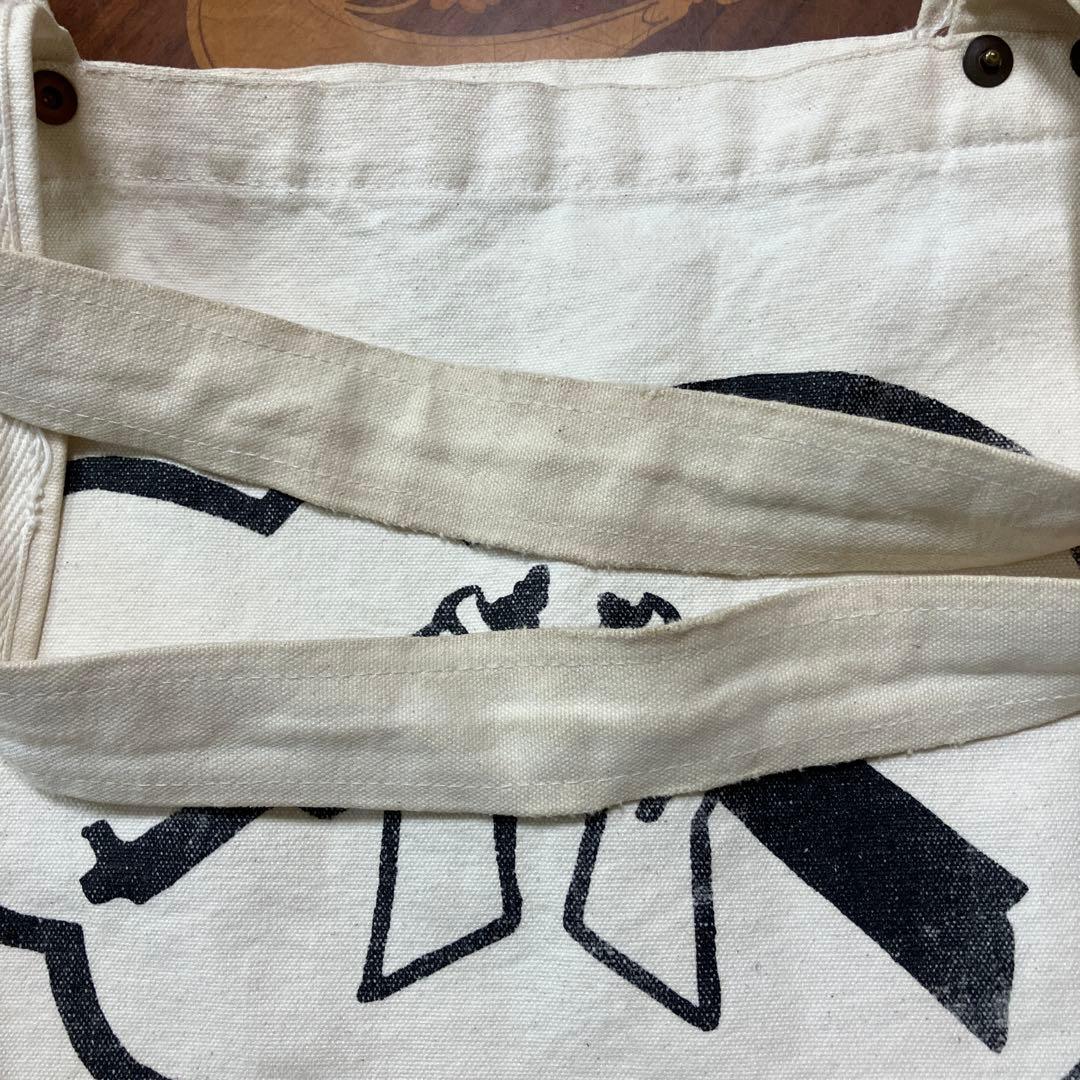 レア！Paul Harnden 特大トートバッグ NO-WAR コットン