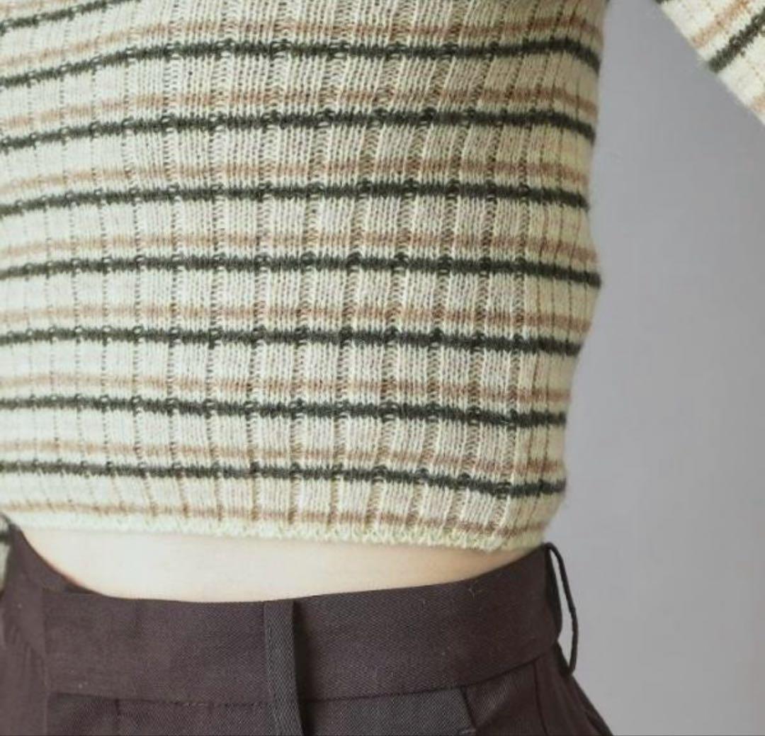 期間限定出品　AURALEE:WOOL CASHMERE RIB KNIT