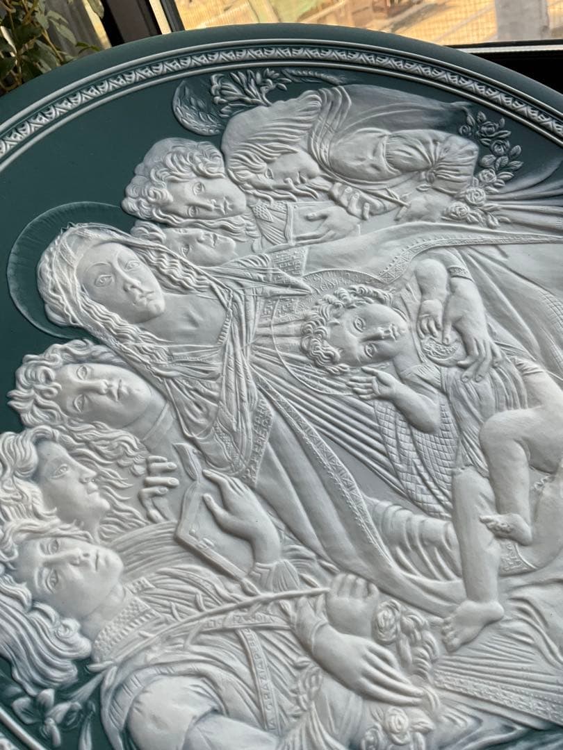 ビレロイ ボッホ プレート　陶板画　飾り皿　限定品　希少