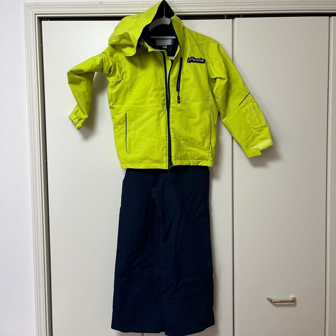 Phenix スキーウェア 130サイズ 蛍光イエロー
