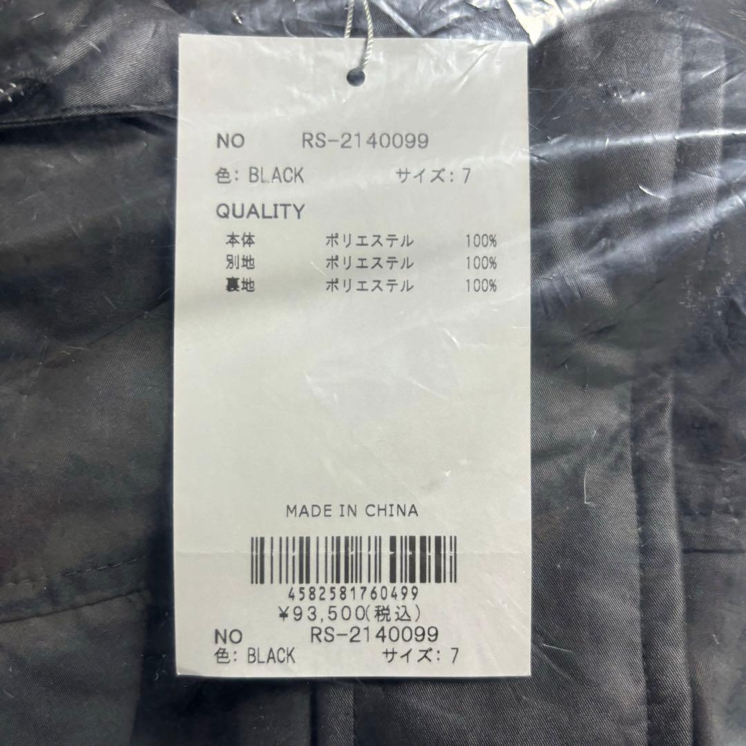 ラッセルノ ゴルフ 2Way カスタム ロング ジャケット ブラック 2XL 7