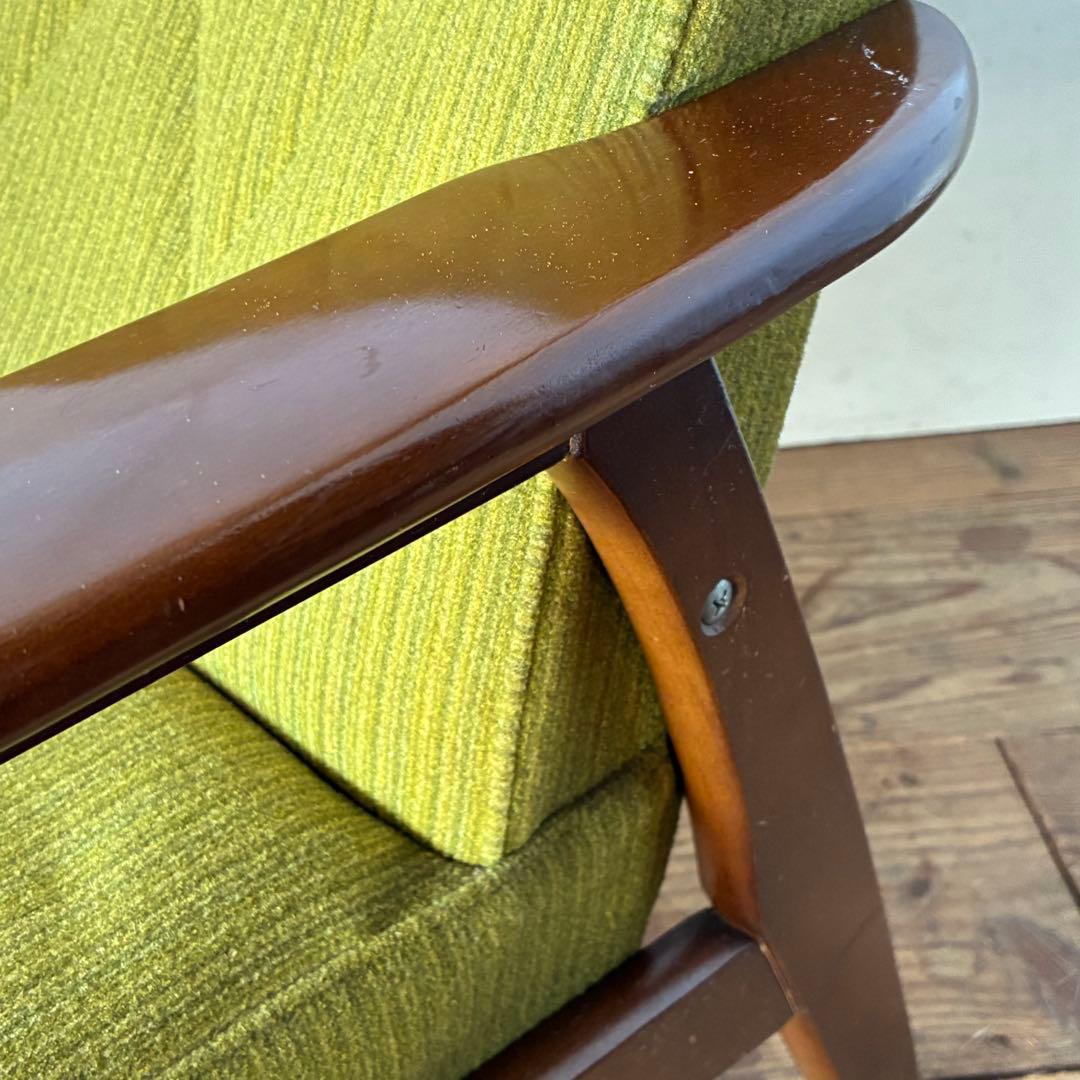 国産ヴィンテージ レトロ 1人掛けソファ ミッドセンチュリー ②