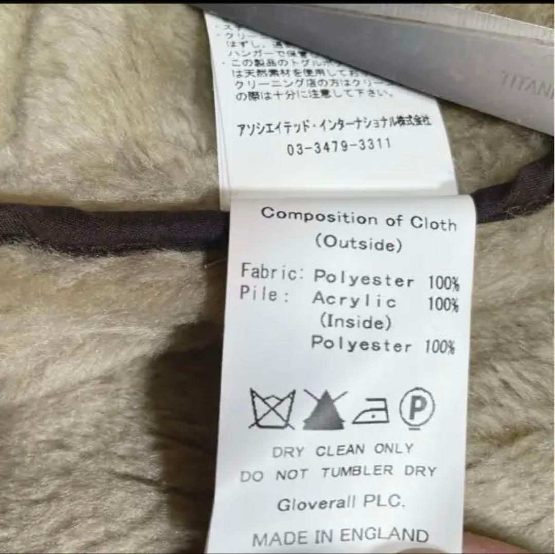 16日迄の価格★新品★gloverallフェイクムートンダッフルコート NU別注