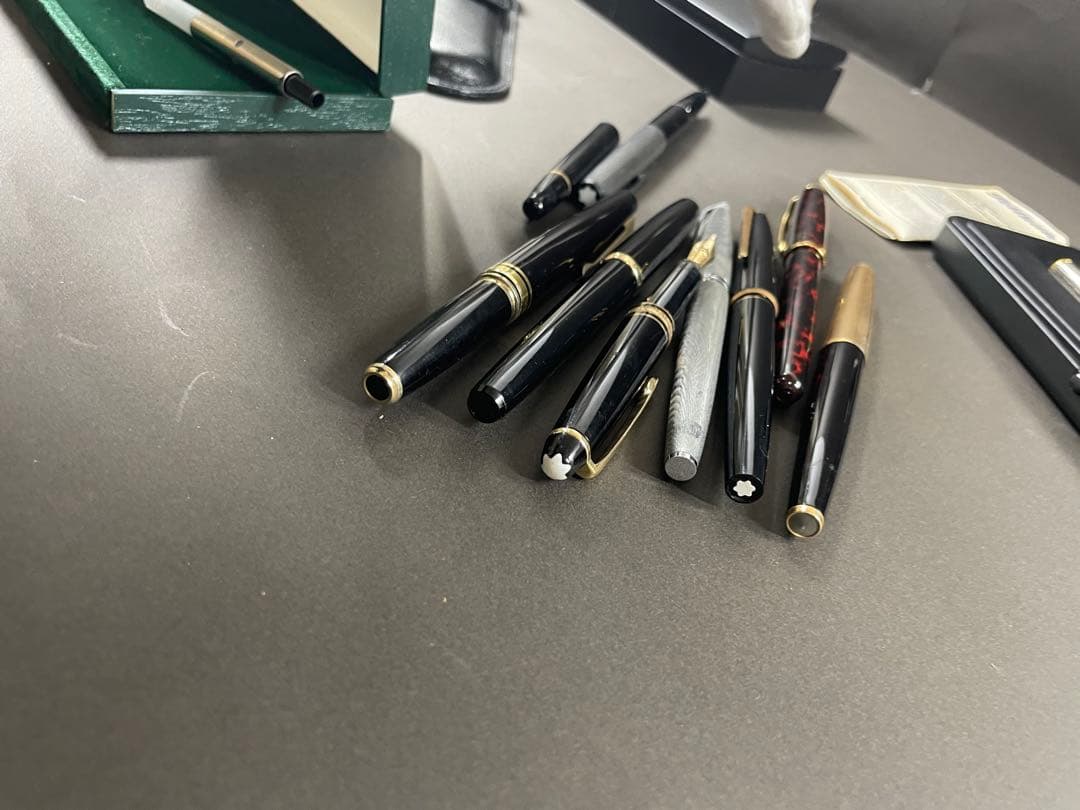 モンブラン パーカー プラチナム万年筆 ボールペンまとめ売り925刻印15本以上