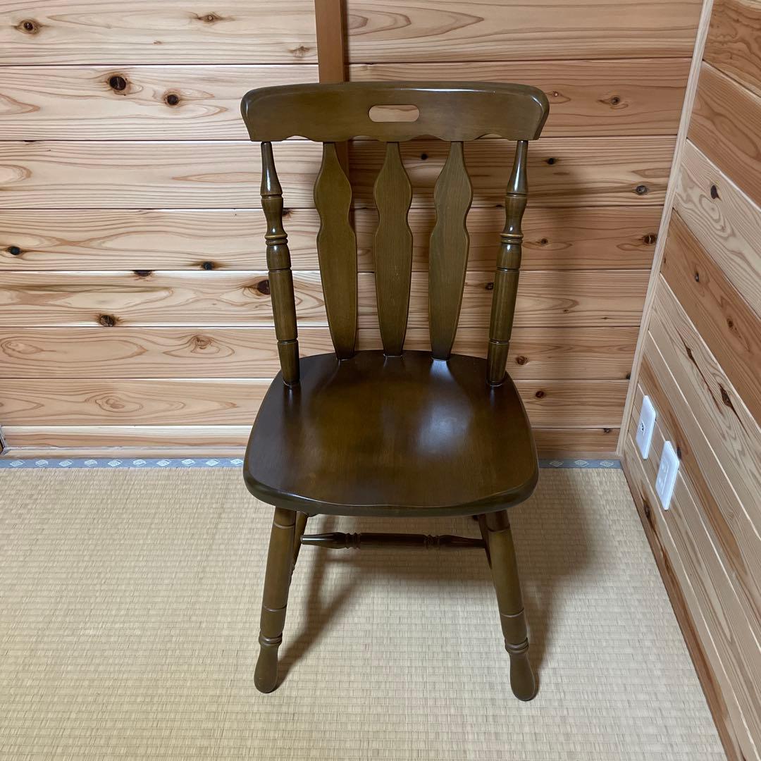 ウィンザーチェア木製 ダイニングチェアレトロビンテージ コイズミ　②