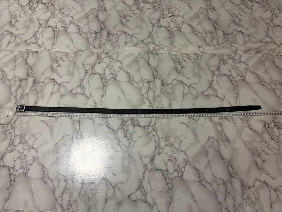 SAINT LAURENT PARIS サンローランパリ　レザーナローベルト