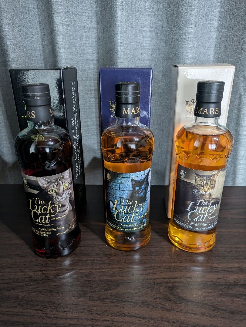 マルスウイスキー　ザ・ラッキーキャットシリーズ全九種