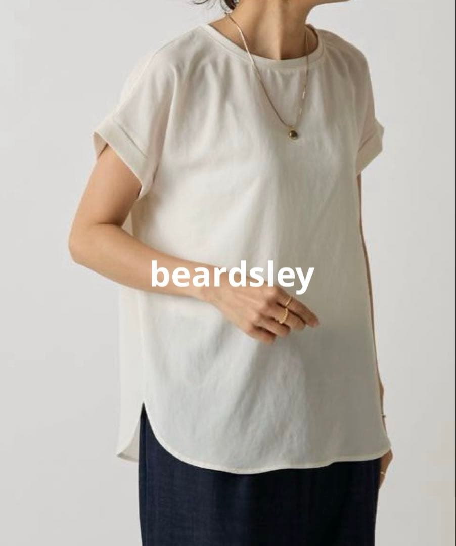 ビアズリー beardsleyストレッチジョーゼットブラウス