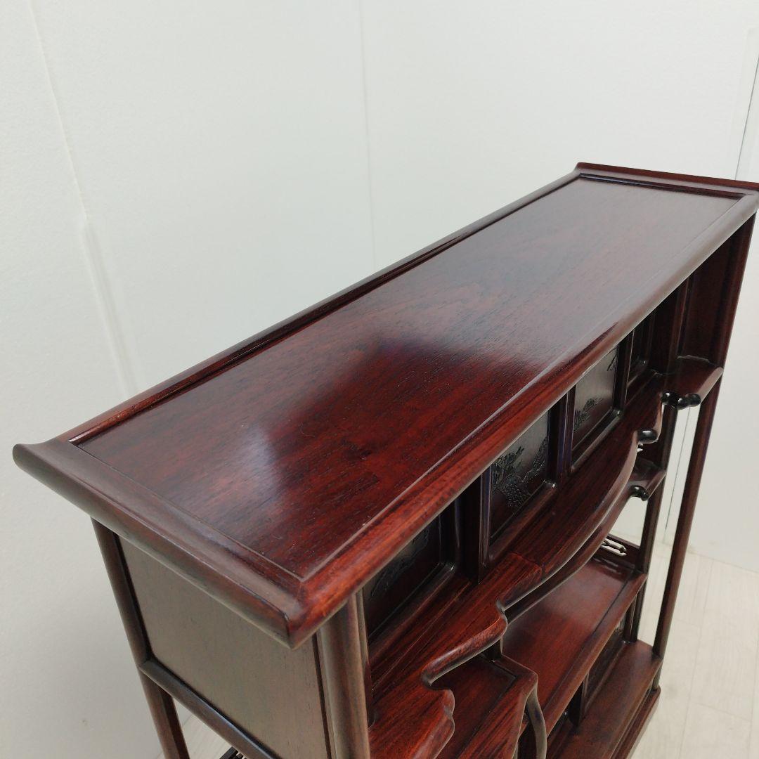 【引き取り歓迎】木製茶棚 和箪笥 飾り棚 茶箪笥 木製