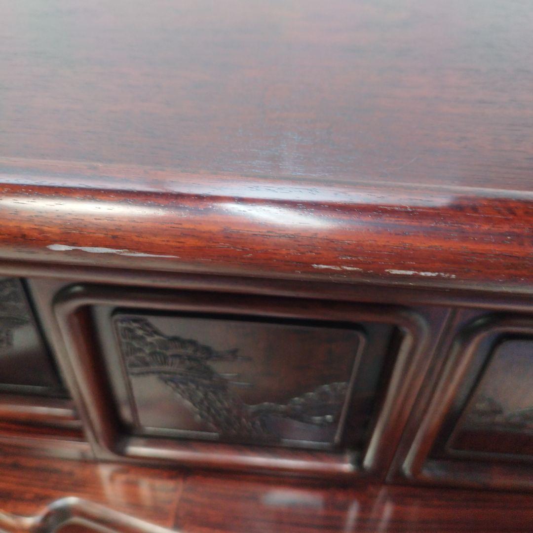 【引き取り歓迎】木製茶棚 和箪笥 飾り棚 茶箪笥 木製