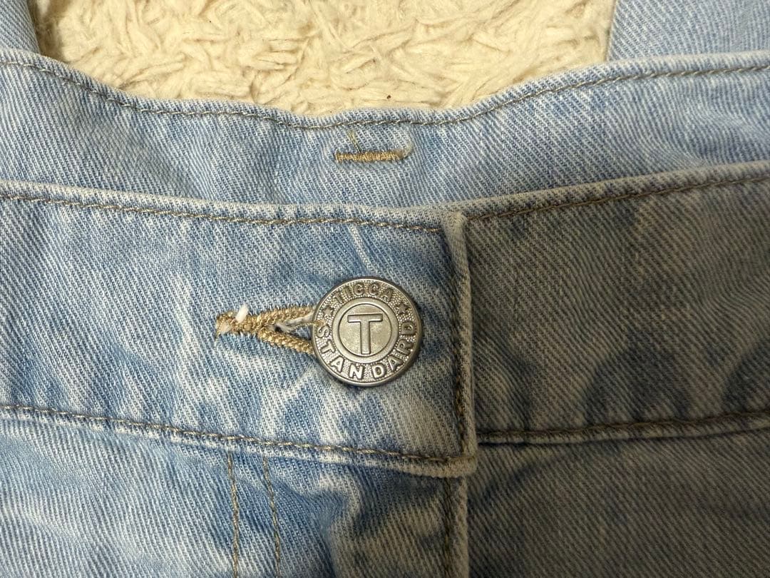 【 TICCA 】ティッカ タックワイドデニムパンツ 1回着用 美品