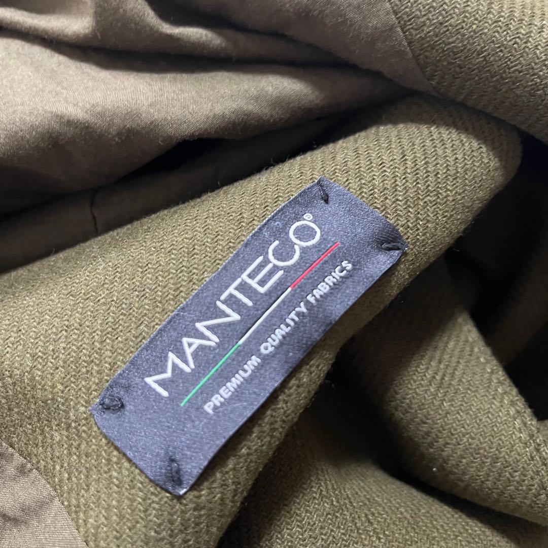 ®️　　ZARA MANTECO スカーフウールコート　ロングコート　カーキ