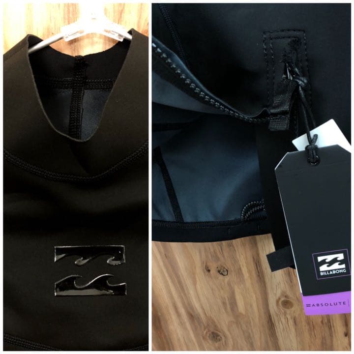 ビラボン 長袖タッパー ウェットスーツ ウエットスーツ タッパ メンズ ブラック