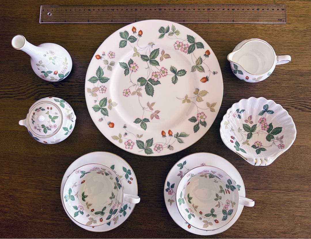 【希少・超美品】 ウェッジウッド ワイルドストロベリー　洋食器