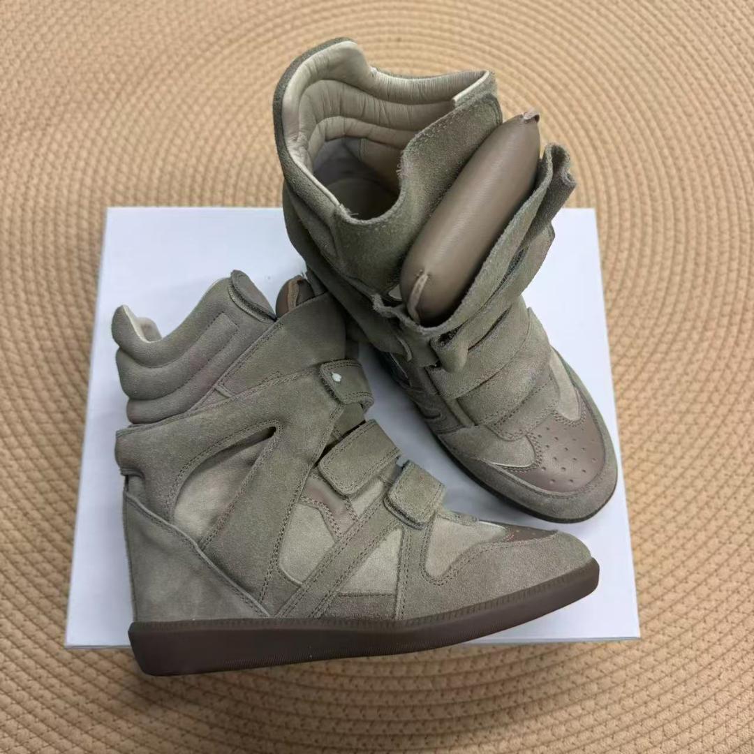 ISABEL MARANT ストラップ ハイカットスニーカー