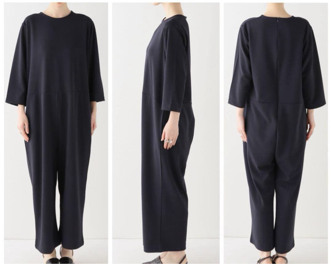 フレームワーク カットジョーゼットオールインワン 38 ネイビー