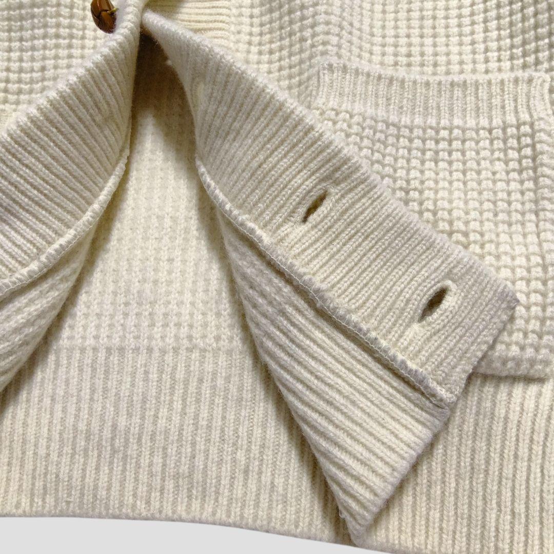 【日本製】Vandori☆ウール100% 肉厚 カーディガン