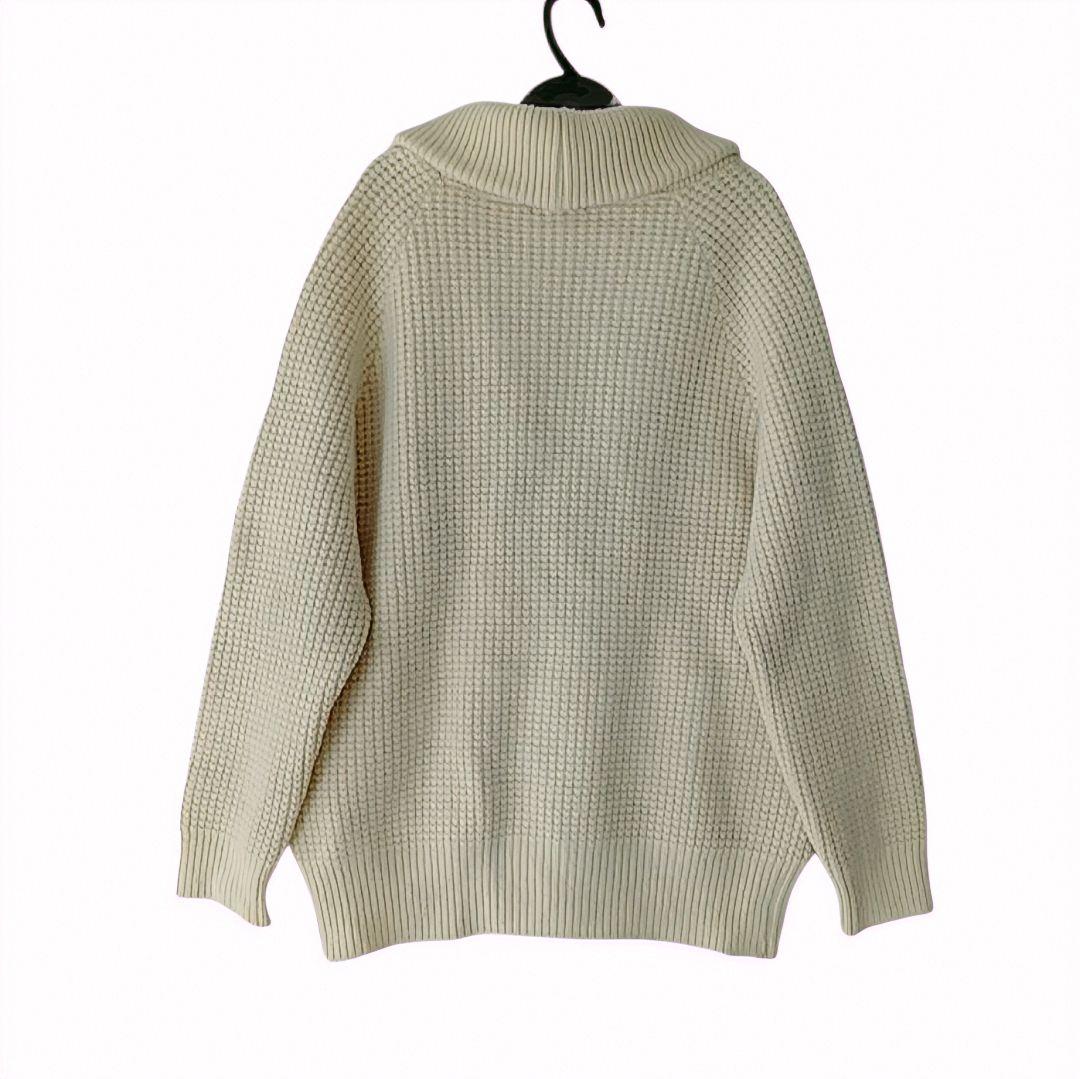 【日本製】Vandori☆ウール100% 肉厚 カーディガン