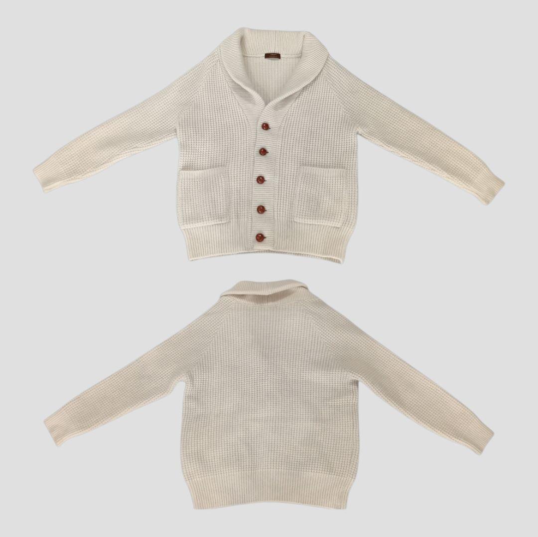 【日本製】Vandori☆ウール100% 肉厚 カーディガン