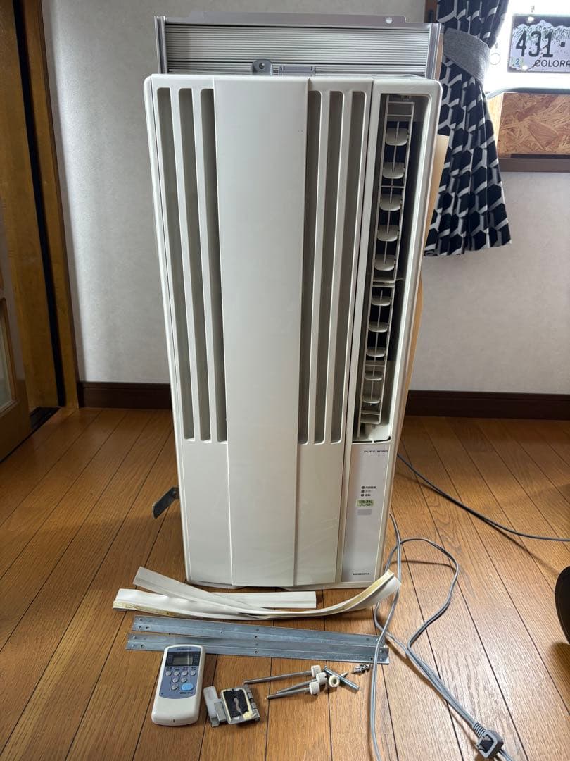 ユキ窓用エアコン CW-16A 冷房525/600W 2019年製
