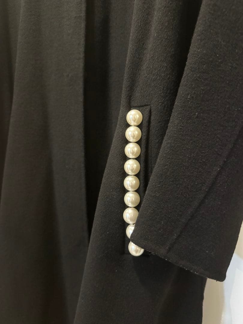 【trefle+1 】トレフルプラスワン⭐︎ノーカラーダブルフェイスコート⭐︎ウール