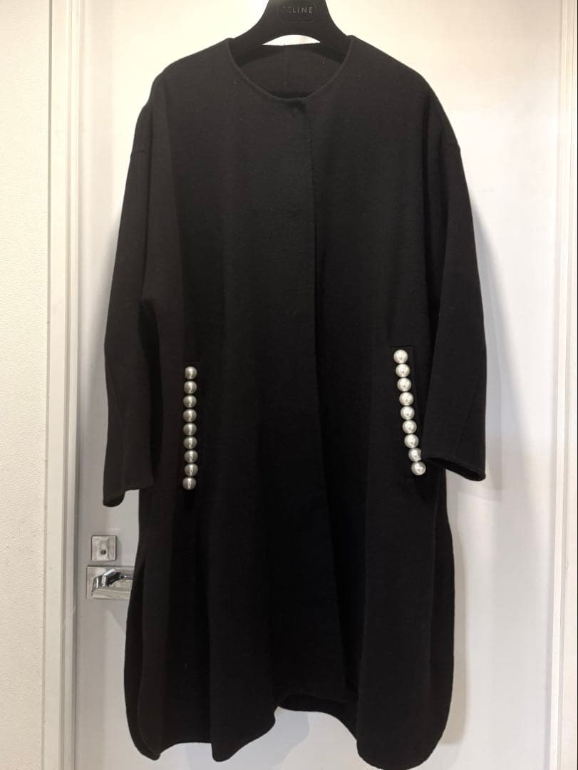 【trefle+1 】トレフルプラスワン⭐︎ノーカラーダブルフェイスコート⭐︎ウール