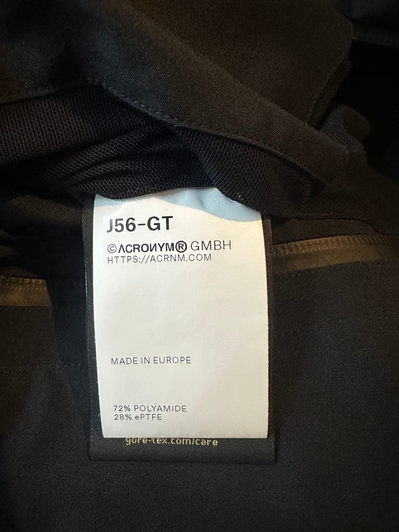 ACRONYM J56-GT ブラックM