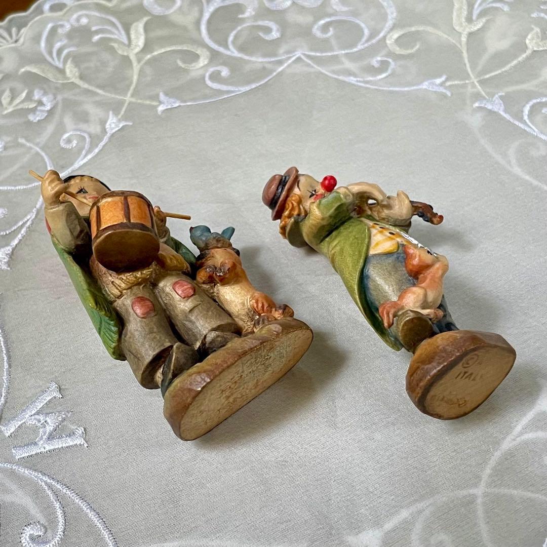 アンリ人形 Ferrandiz ◆希少　　　7.5㎝　【ピエロとドラマー】