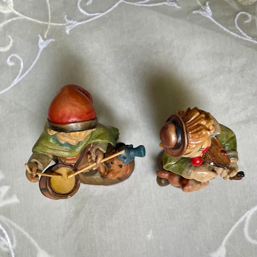 アンリ人形 Ferrandiz ◆希少　　　7.5㎝　【ピエロとドラマー】