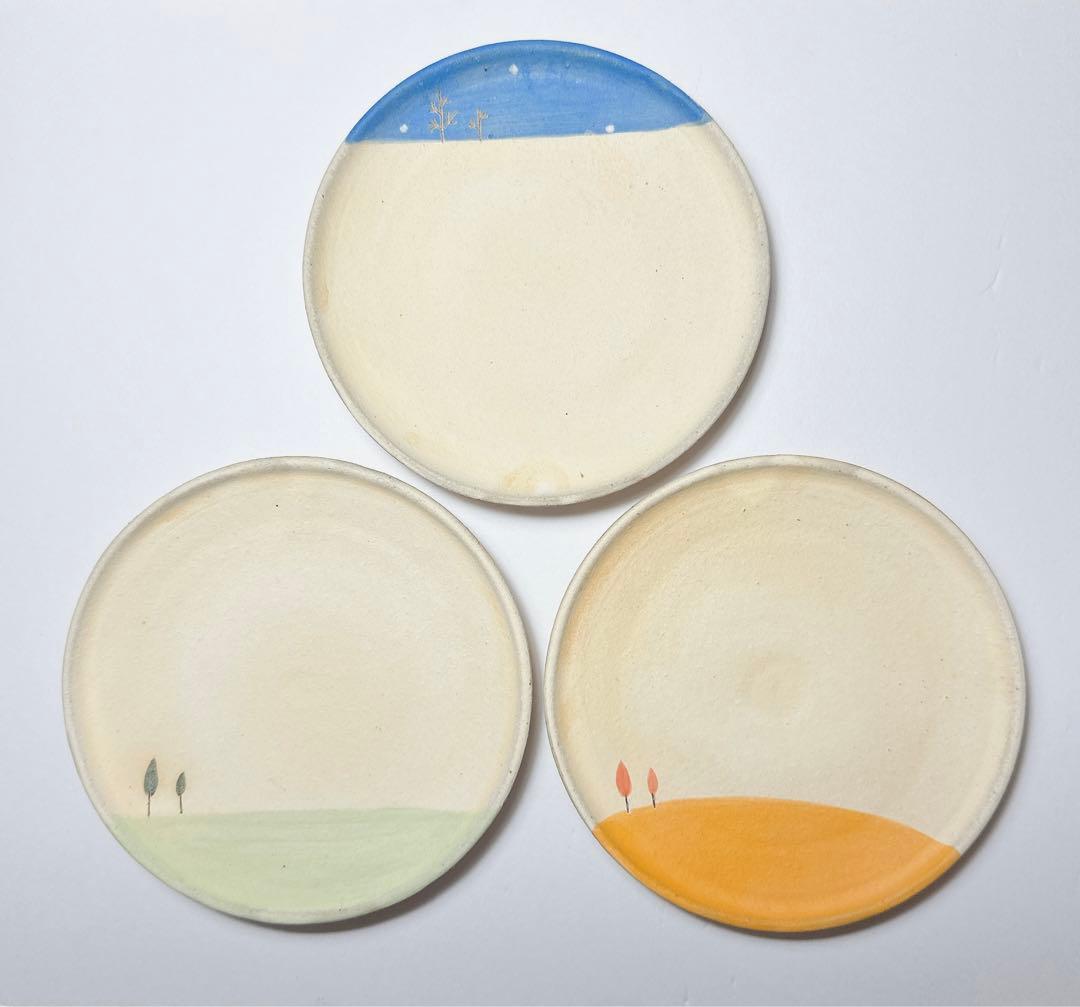 小堤晶子　皿　3枚セット