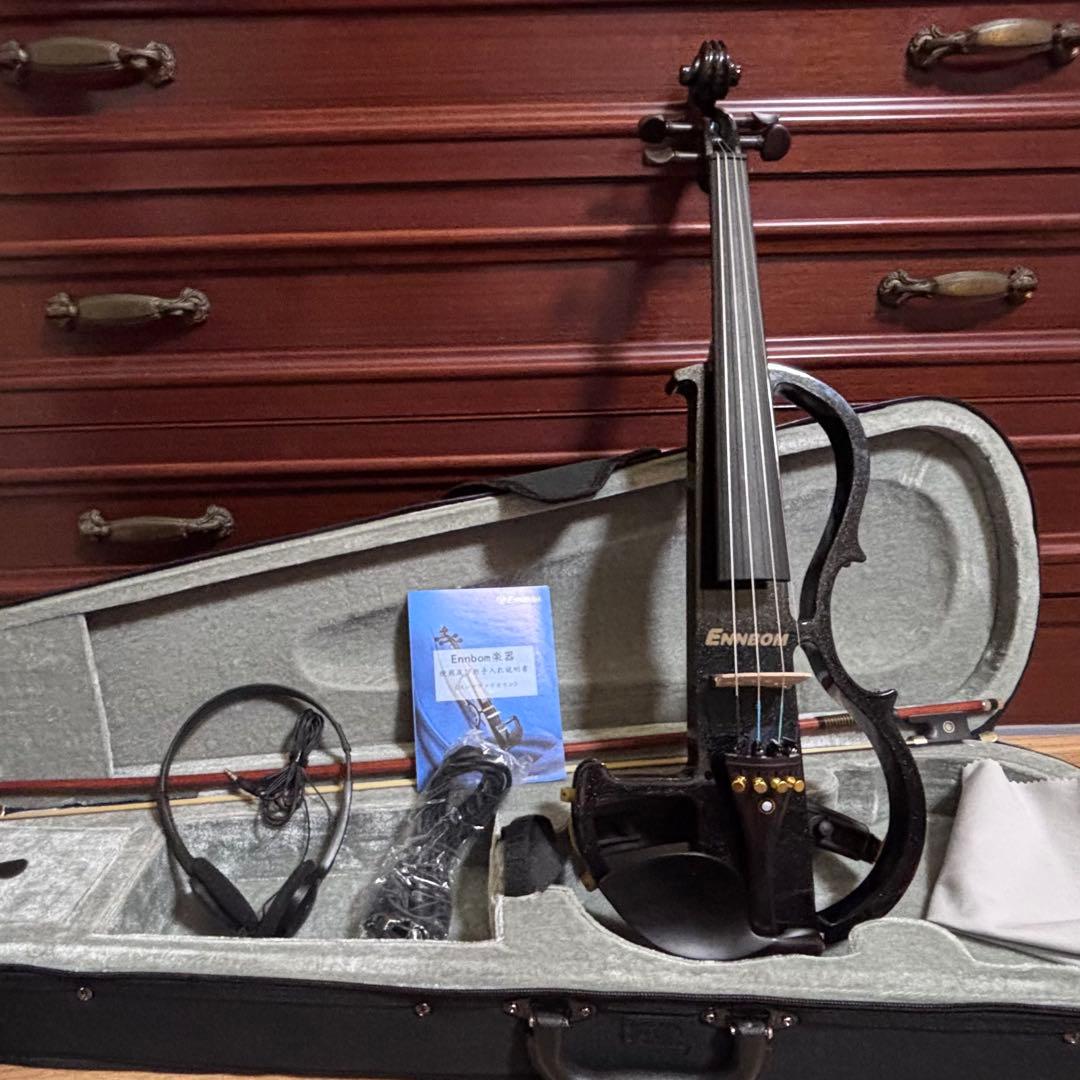 【美品】ENNBOM サイレントバイオリン HVPV-30 ブラック