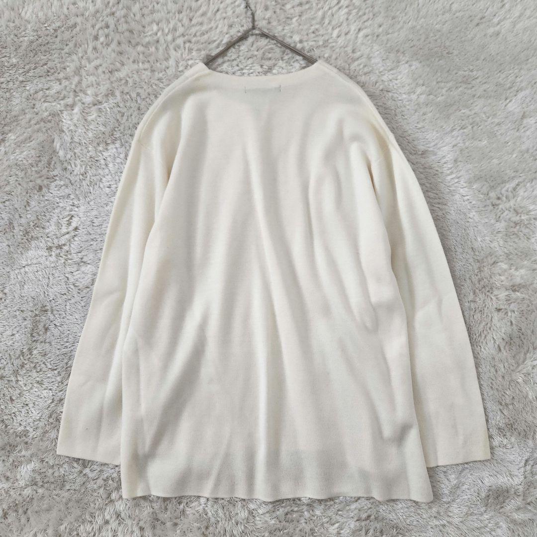 新品✨23区 パール ウールブレンド プルオーバー 44　大きいサイズ