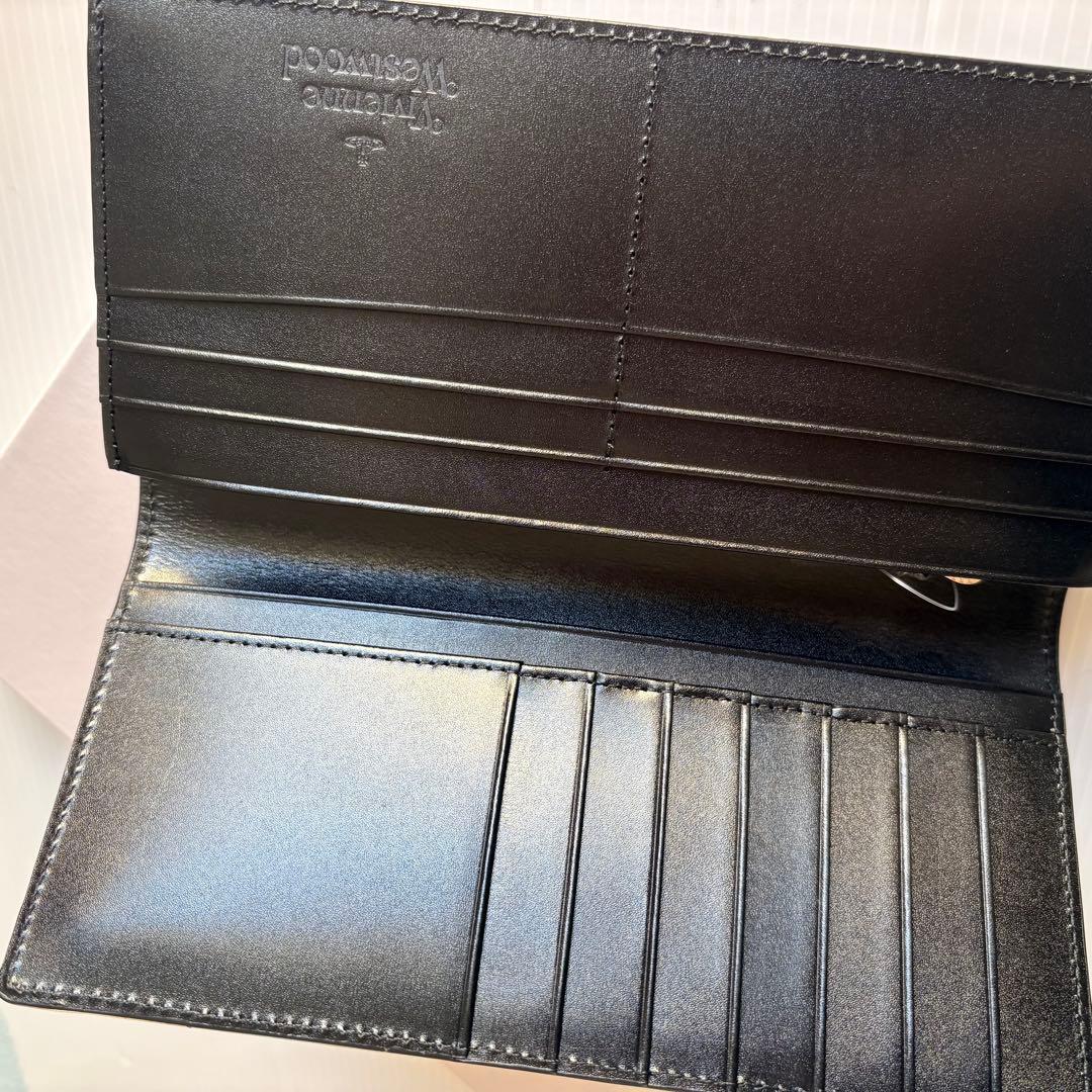 VivienneWestwood ヴィヴィアンウエストウッド 長財布 牛革 黒