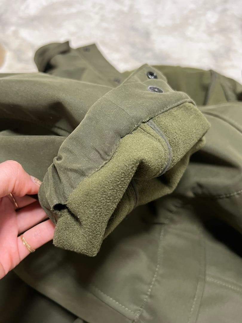 ★美品★spick & span ボンディング フーデッドコート　38