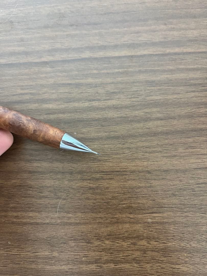 【美品】工房楔　花梨瘤杢　0.5mm 固定式口金