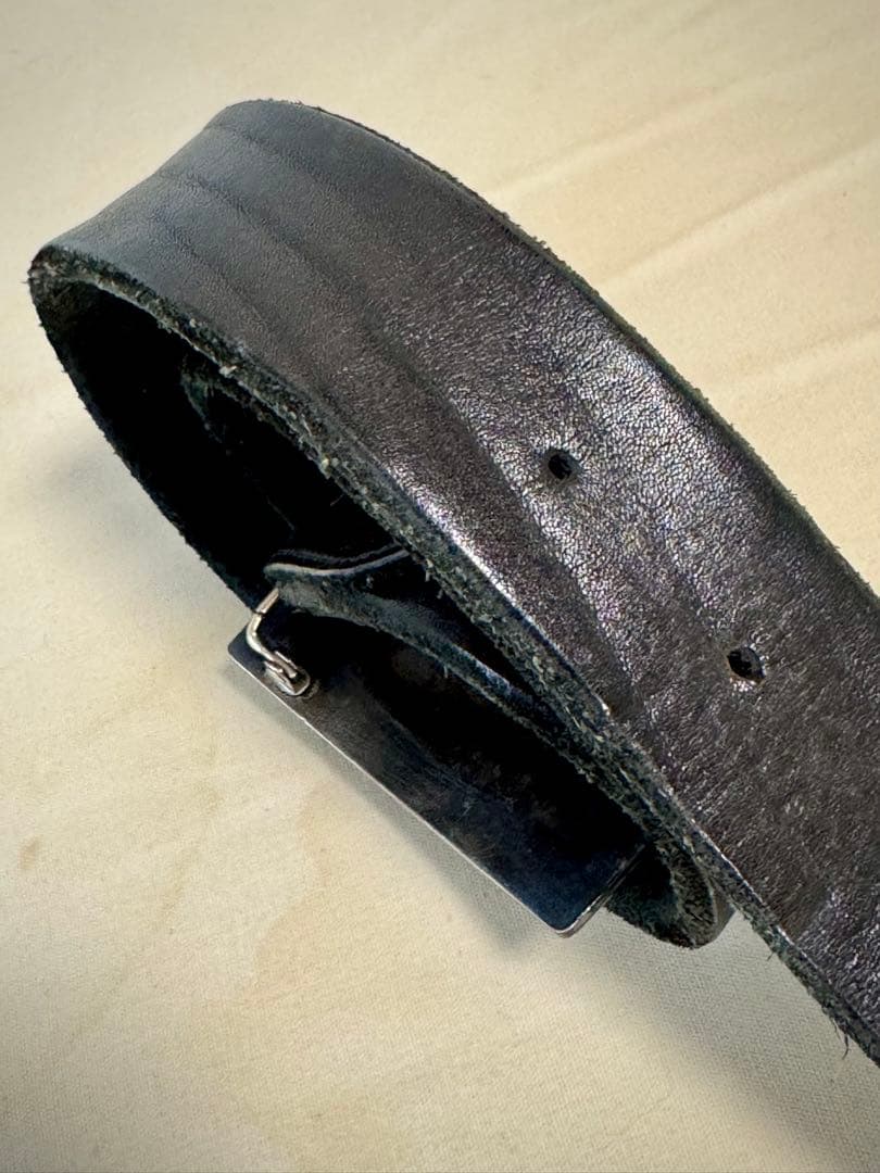 BACKLASH ダブルショルダー　シルバーバックルベルト