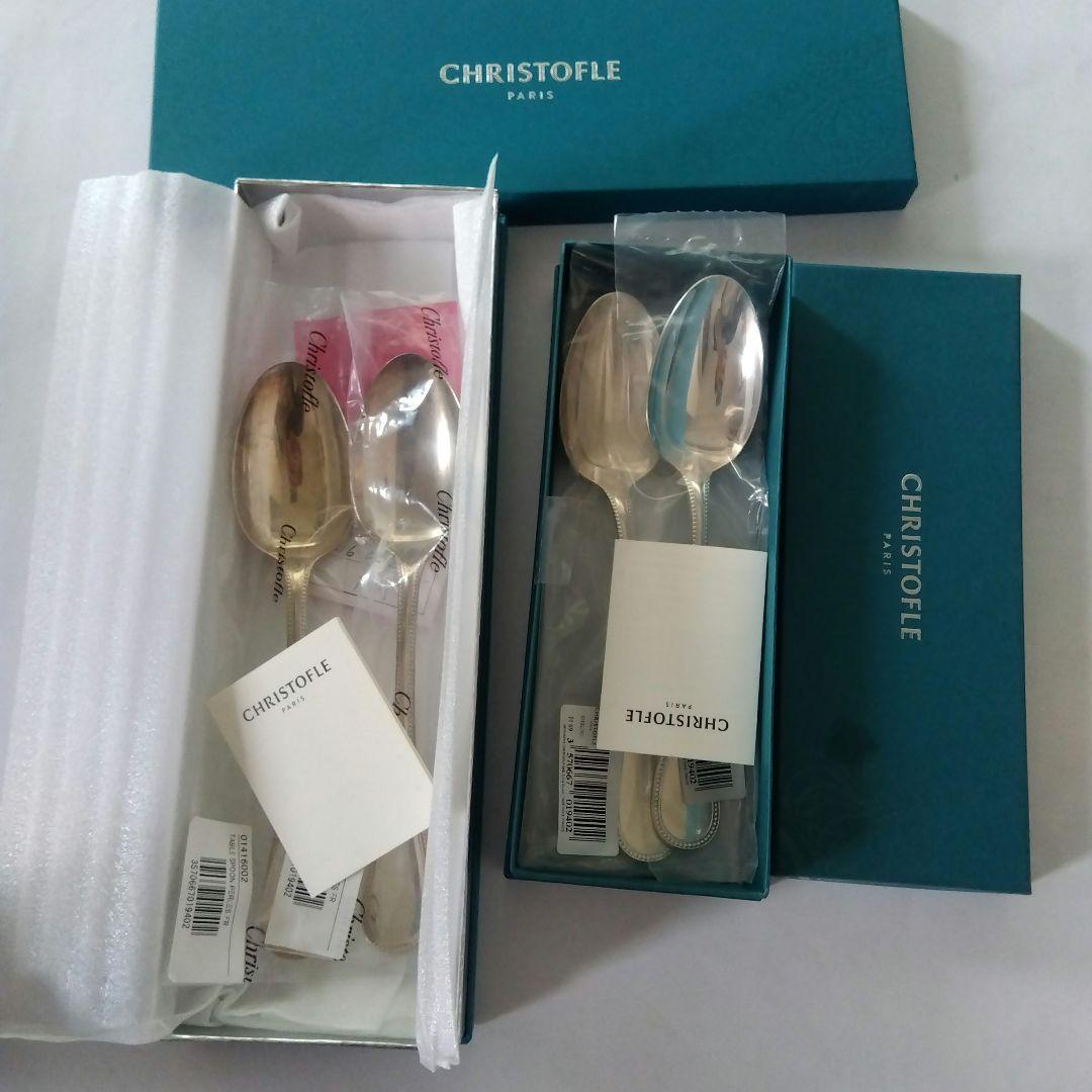 Christofle　クリストフル　銀スプーン×4