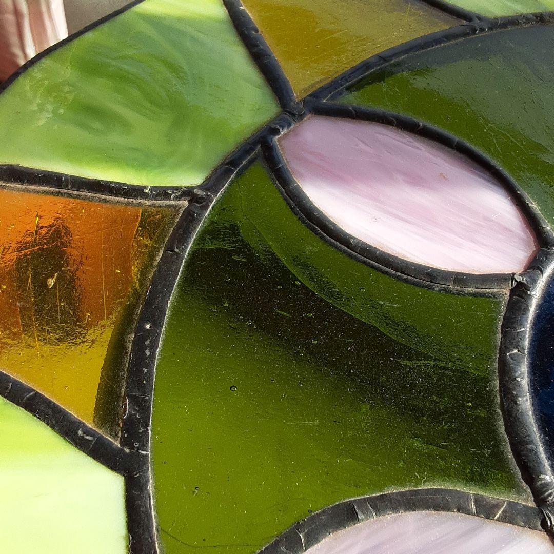 ステンドグラスのサイドテーブル