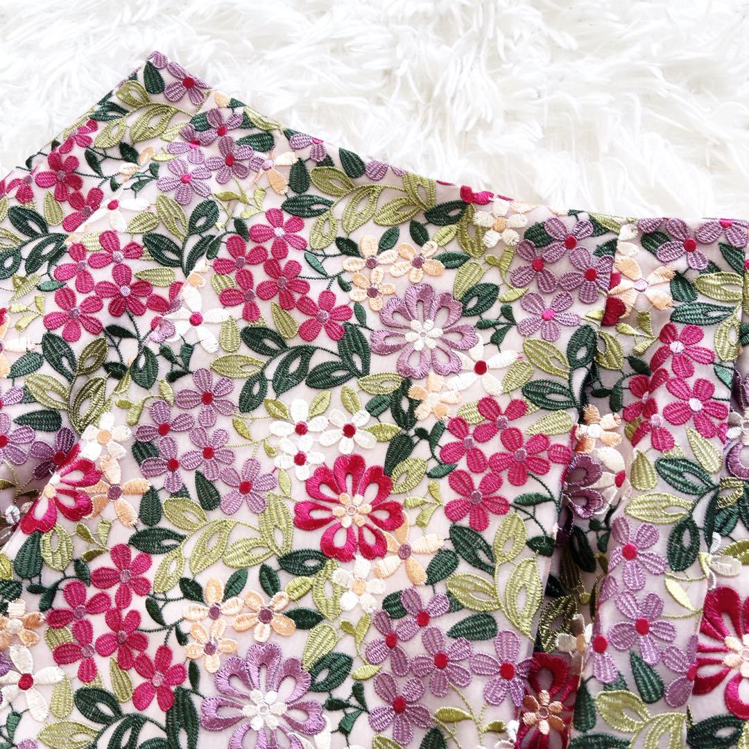 みーグレースコンチネンタル 総レース ブラウス　TOCCA 花柄スカート