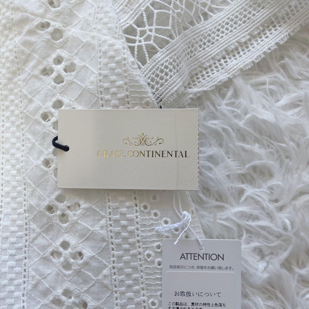 みーグレースコンチネンタル 総レース ブラウス　TOCCA 花柄スカート