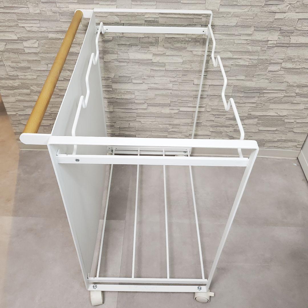 【極美品】山崎実業 TOSCA トスカ 目隠し３分別ダストワゴン