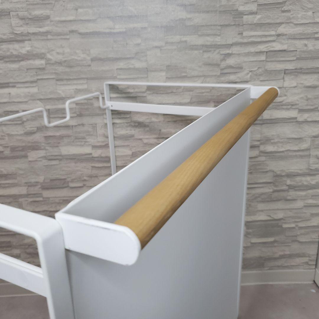 【極美品】山崎実業 TOSCA トスカ 目隠し３分別ダストワゴン