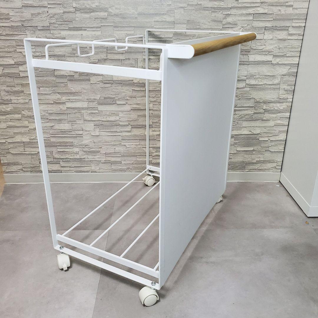 【極美品】山崎実業 TOSCA トスカ 目隠し３分別ダストワゴン