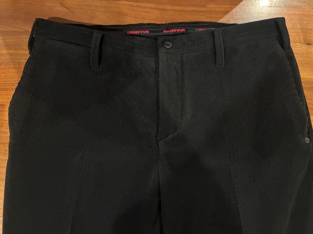 BRIEFING GOLF コーデュロイ パンツ ブラック
