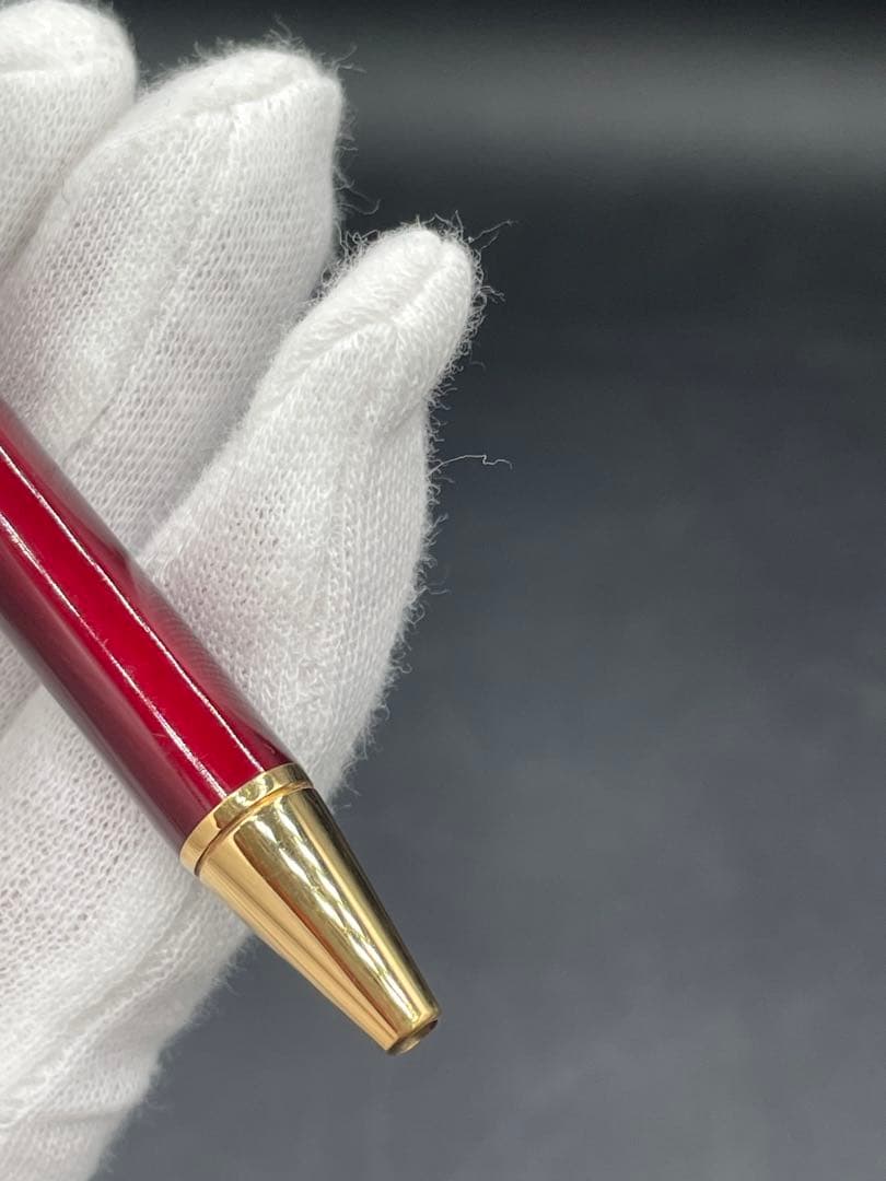Cartier 赤 ボールペン