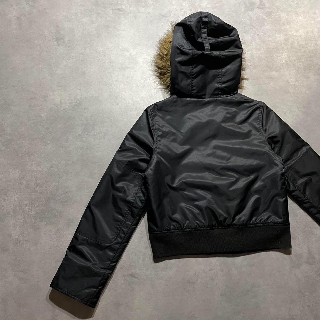 90s 00s “ girl” black N-2B y2k 2way