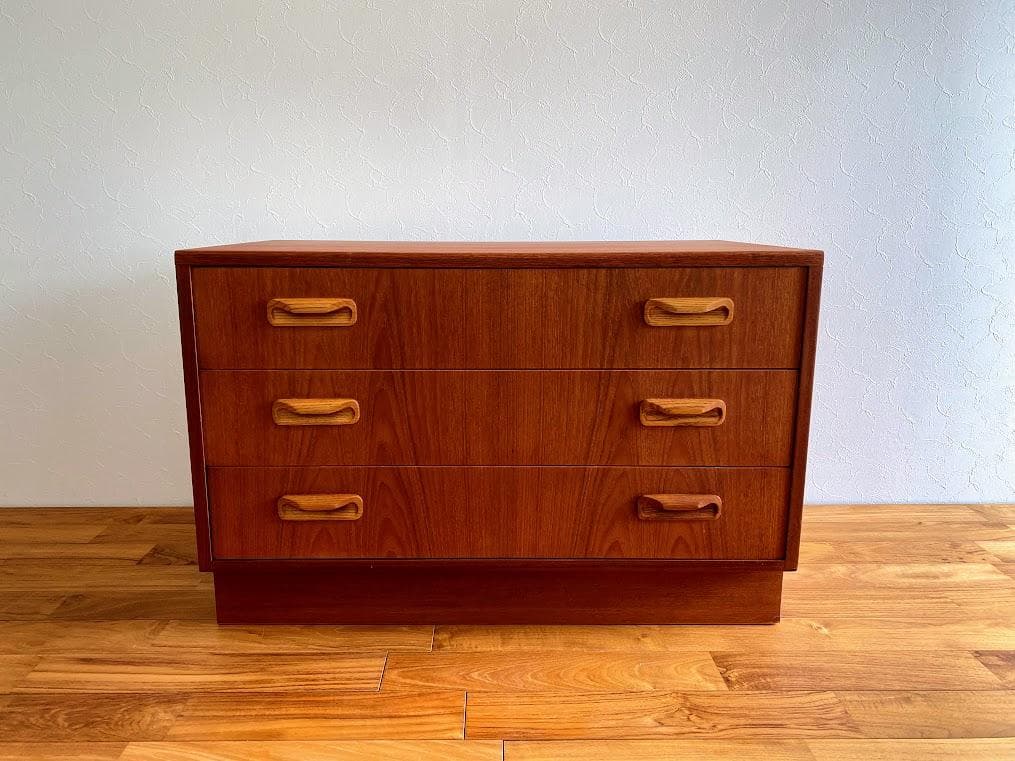 ヴィンテージ G-PLAN ジープラン チーク 3段チェスト 仕上済