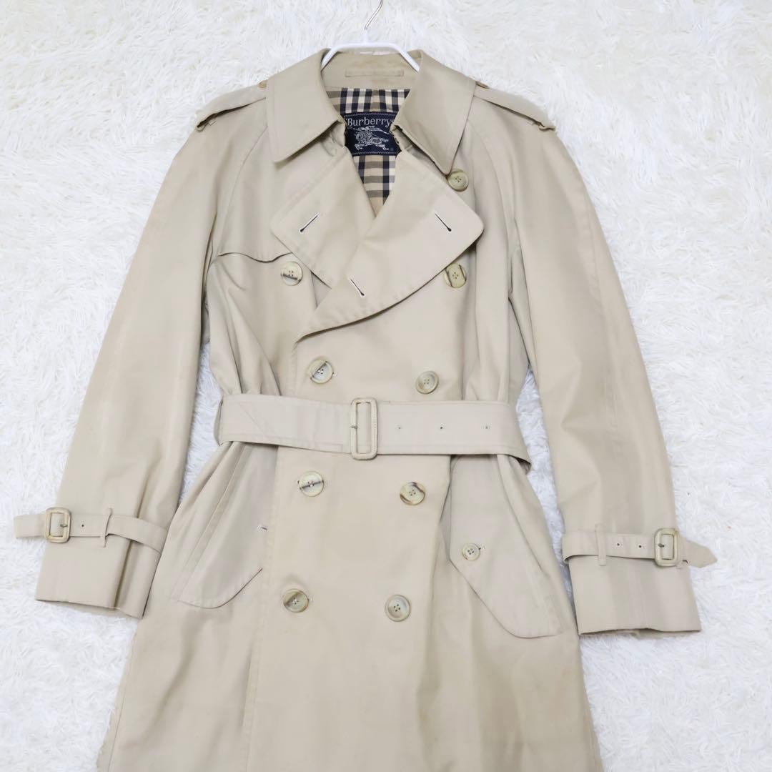 バーバリー　トレンチコート　ベージュ　ノバチェック