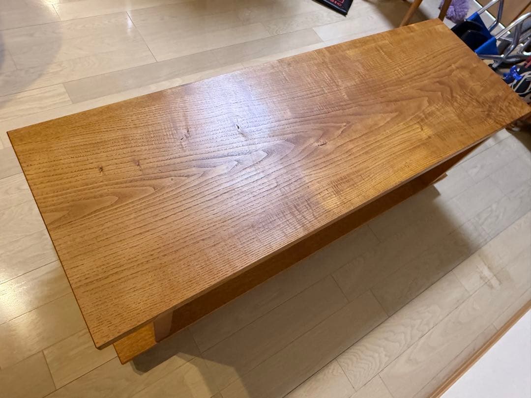 オーダー家具　クルミの木　テレビ台　飾り棚　本棚